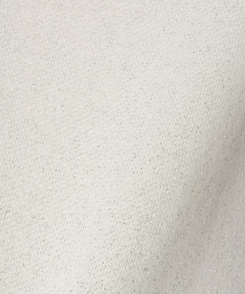JEANASIS(ジーナシス)の「【選べる着丈】オフショルラメミニウラケプルオーバー/323006(スウェット・レディース・ブラック系その他/グレー系その他/ライトグレー系/ホワイト系その他・FREE/SMALL)」の17枚目の写真