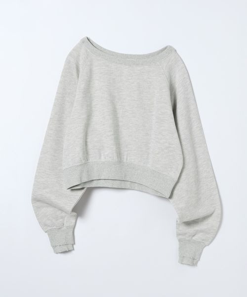 JEANASIS(ジーナシス)の「【選べる着丈】オフショルラメミニウラケプルオーバー/323006(スウェット・レディース・ブラック系その他/グレー系その他/ライトグレー系/ホワイト系その他・FREE/SMALL)」の20枚目の写真