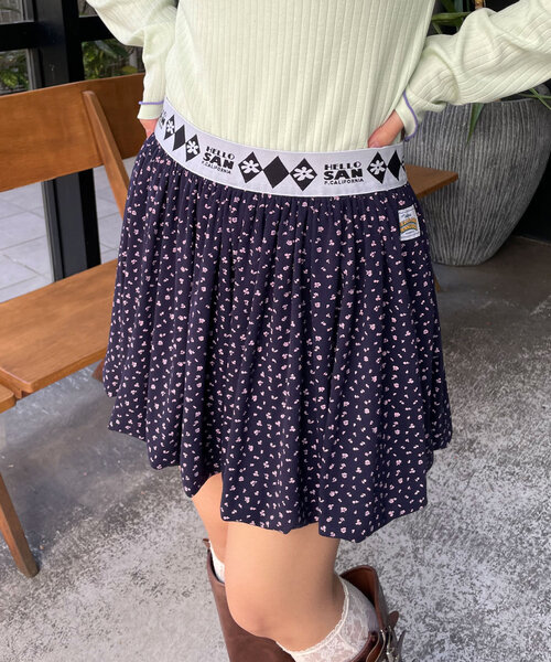 HELLO.SANFRANCISCO(ハローサンフランシスコ)の「【HELLO.SANFRANCISCO/ハローサンフランシスコ】小花柄バルーンスカート(スカート・レディース・オフホワイト/ネイビー・ONE SIZE)」の18枚目の写真
