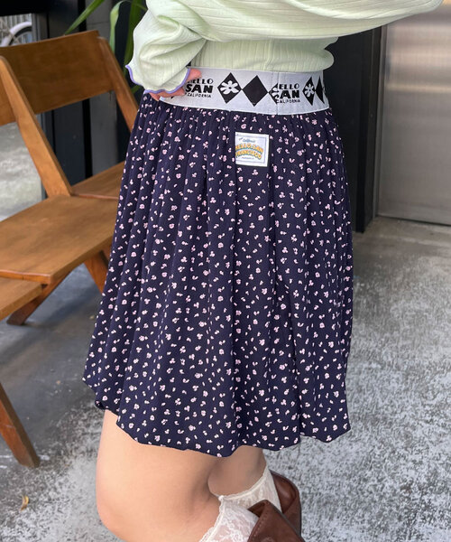HELLO.SANFRANCISCO(ハローサンフランシスコ)の「【HELLO.SANFRANCISCO/ハローサンフランシスコ】小花柄バルーンスカート(スカート・レディース・オフホワイト/ネイビー・ONE SIZE)」の19枚目の写真