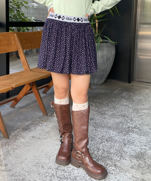 HELLO.SANFRANCISCO(ハローサンフランシスコ)の「【HELLO.SANFRANCISCO/ハローサンフランシスコ】小花柄バルーンスカート(スカート・レディース・オフホワイト/ネイビー・ONE SIZE)」の21枚目の写真