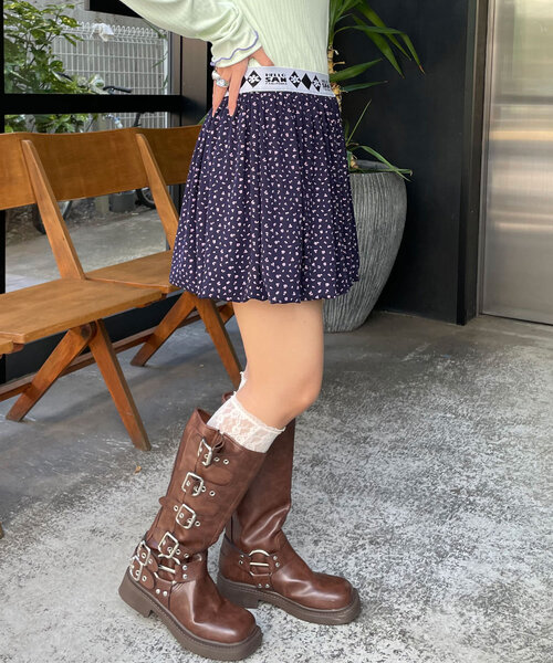 HELLO.SANFRANCISCO(ハローサンフランシスコ)の「【HELLO.SANFRANCISCO/ハローサンフランシスコ】小花柄バルーンスカート(スカート・レディース・オフホワイト/ネイビー・ONE SIZE)」の22枚目の写真