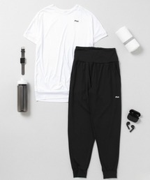 FILA | 【FILA/フィラ】上下2点セット 水陸両用 半袖シャツ&サルエルパンツ フィットネスウェア(Tシャツ/カットソー)