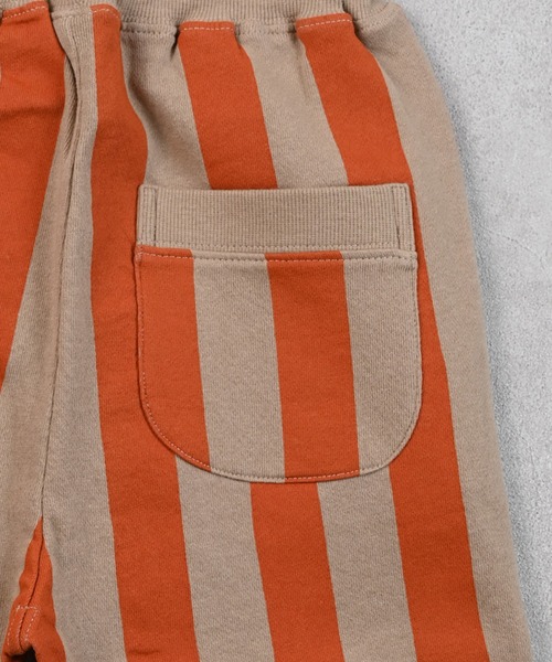 MARKEY'S（マーキーズ）の「ミニ裏毛ストライプロングパンツ（スウェットパンツ・キッズ・オレンジ/ブルー/グリーン/ブラック・110/100/90/140/95/130/80/120/150）」の12枚目の写真