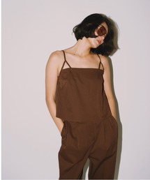 null.（ヌル）の「トライアングルストラップBOXYキャミ（Tシャツ/カットソー）」