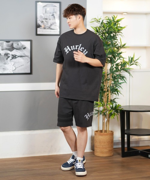 Hurley （ハーレー）の「Hurley/ハーレー TERRY OE LOGO OVSD SS TEE MCSS251068（Tシャツ/カットソー・メンズ・ダークグリーン/チャコールグレー・M/L）」の7枚目の写真