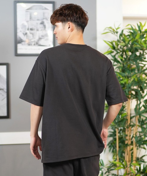 Hurley （ハーレー）の「Hurley/ハーレー TERRY OE LOGO OVSD SS TEE MCSS251068（Tシャツ/カットソー・メンズ・ダークグリーン/チャコールグレー・M/L）」の5枚目の写真