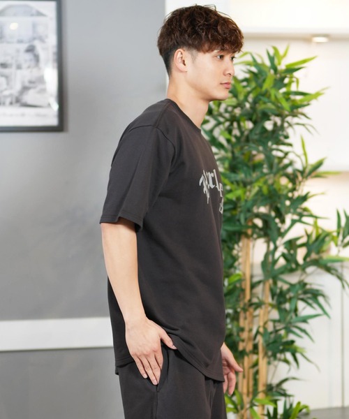 Hurley （ハーレー）の「Hurley/ハーレー TERRY OE LOGO OVSD SS TEE MCSS251068（Tシャツ/カットソー・メンズ・ダークグリーン/チャコールグレー・M/L）」の6枚目の写真