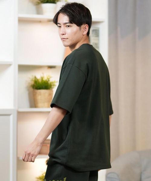 Hurley （ハーレー）の「Hurley/ハーレー TERRY OE LOGO OVSD SS TEE MCSS251068（Tシャツ/カットソー・メンズ・ダークグリーン/チャコールグレー・M/L）」の11枚目の写真