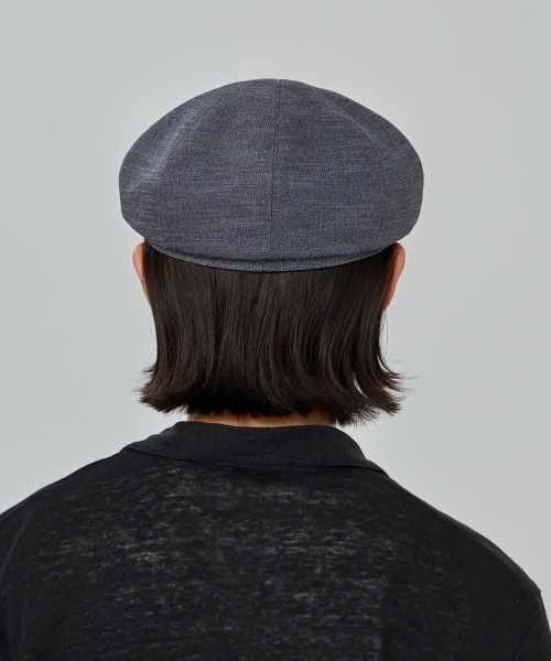 OVERRIDE（オーバーライド）の「OVERRIDE  LINEN LIKE CASQUETTE / オーバーライド（キャスケット・メンズ・ブラック/ダークグレー/アイボリー・60cm/58cm）」の19枚目の写真