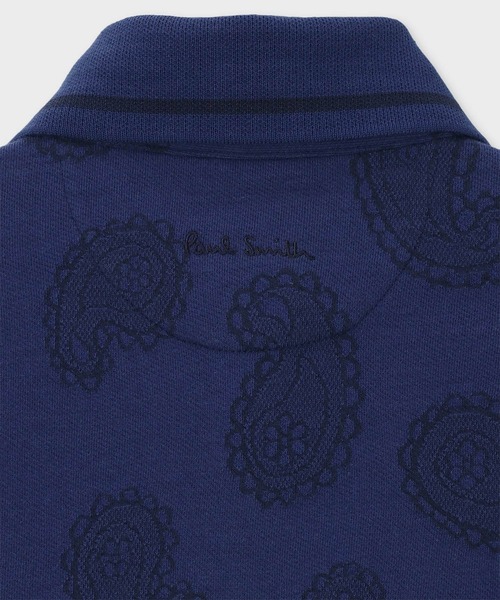 Paul Smith(ポールスミス)の「ペイズリージャカード オープンフロント ポロシャツ / 153503 837YN(ポロシャツ・メンズ・ダークブルー/ベージュ・MEDIUM/LARGE/X-LARGE)」の9枚目の写真