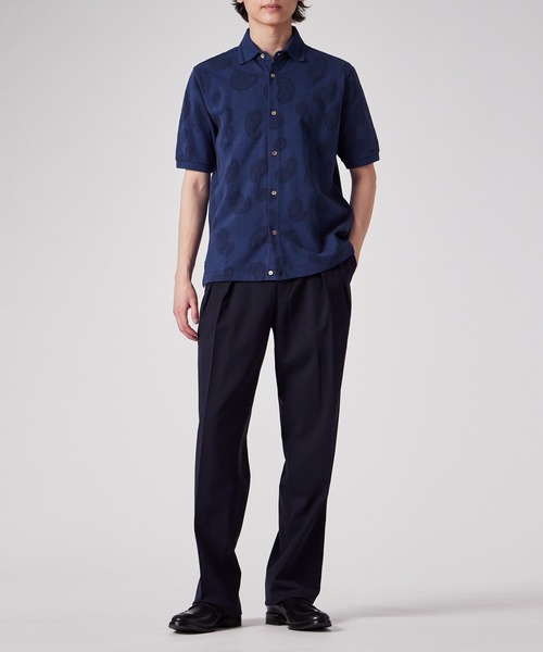 Paul Smith(ポールスミス)の「ペイズリージャカード オープンフロント ポロシャツ / 153503 837YN(ポロシャツ・メンズ・ダークブルー/ベージュ・MEDIUM/LARGE/X-LARGE)」の18枚目の写真
