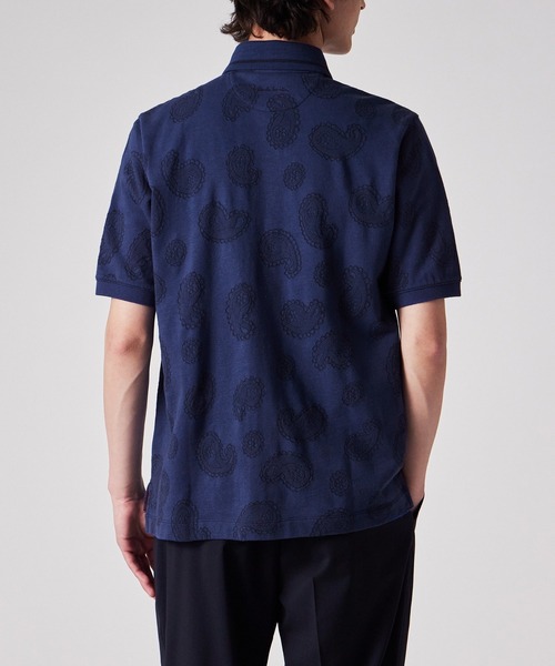 Paul Smith(ポールスミス)の「ペイズリージャカード オープンフロント ポロシャツ / 153503 837YN(ポロシャツ・メンズ・ダークブルー/ベージュ・MEDIUM/LARGE/X-LARGE)」の16枚目の写真
