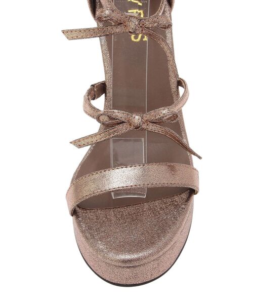 EVRIS（エヴリス）の「リボンストラップロングヒールサンダル（サンダル・レディース・ブラウン/ブラック・LARGE/MEDIUM/SMALL）」の21枚目の写真