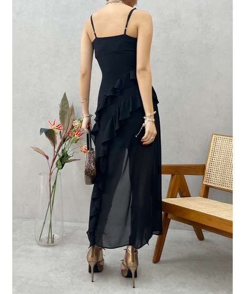 EVRIS（エヴリス）の「リボンストラップロングヒールサンダル（サンダル・レディース・ブラウン/ブラック・LARGE/MEDIUM/SMALL）」の9枚目の写真