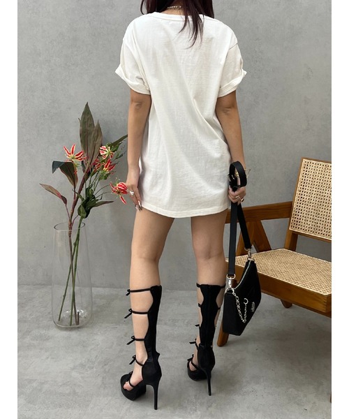 EVRIS（エヴリス）の「リボンストラップロングヒールサンダル（サンダル・レディース・ブラウン/ブラック・LARGE/MEDIUM/SMALL）」の15枚目の写真