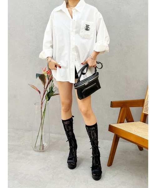 EVRIS（エヴリス）の「リボンストラップロングヒールサンダル（サンダル・レディース・ブラウン/ブラック・LARGE/MEDIUM/SMALL）」の11枚目の写真