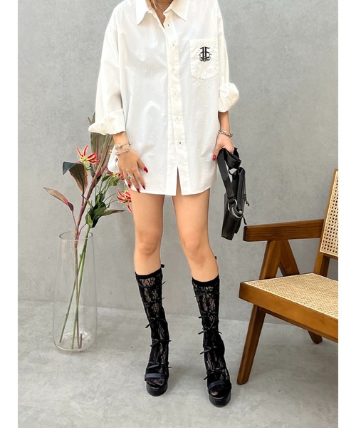 EVRIS（エヴリス）の「リボンストラップロングヒールサンダル（サンダル・レディース・ブラウン/ブラック・LARGE/MEDIUM/SMALL）」の12枚目の写真