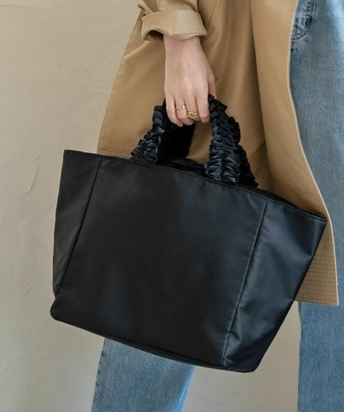 HAYNI（ヘイニ）の「Lifuka Nylon L リフカナイロン Lサイズ【第2世代・改良版】（トートバッグ・レディース・ブラック・FREE）」の2枚目の写真