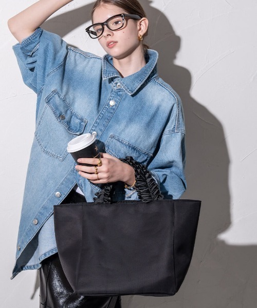 HAYNI（ヘイニ）の「Lifuka Nylon L リフカナイロン Lサイズ【第2世代・改良版】（トートバッグ・レディース・ブラック・FREE）」の17枚目の写真