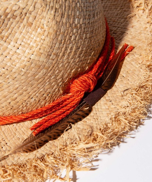 glamb(グラム)の「Fringe Straw Hat / フリンジストローハット(ハット・メンズ・ベージュ・FREE)」の3枚目の写真