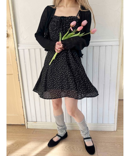 PHILLY（フィリー）の「【PHILLY】シアーカーディガン（カーディガン/ボレロ・レディース・ピンク/ホワイト/ブラック・FREE）」の16枚目の写真