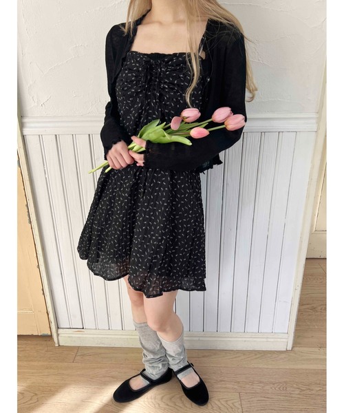 PHILLY（フィリー）の「【PHILLY】シアーカーディガン（カーディガン/ボレロ・レディース・ピンク/ホワイト/ブラック・FREE）」の18枚目の写真