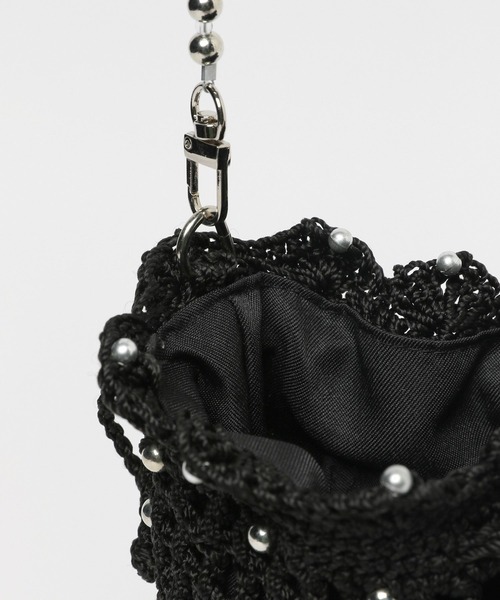 niko and...（ニコアンド）の「オリジナルビーズ編み巾着ショルダーバッグ（ショルダーバッグ・レディース・ブラック/その他1・0）」の21枚目の写真