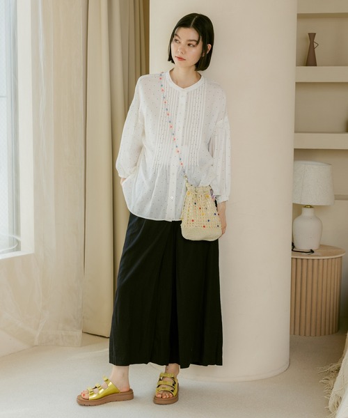 niko and...（ニコアンド）の「オリジナルビーズ編み巾着ショルダーバッグ（ショルダーバッグ・レディース・ブラック/その他1・0）」の12枚目の写真