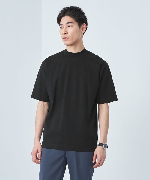 セール】オーガニック ポンチ モックネック Tシャツ（Tシャツ
