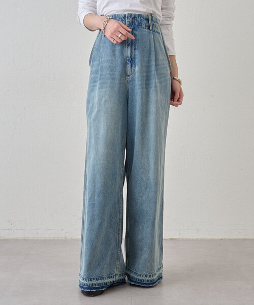 Omekashi（オメカシ）の「サスツキ2WAYデニム（デニムパンツ・レディース・ブルー・36/38）」の7枚目の写真