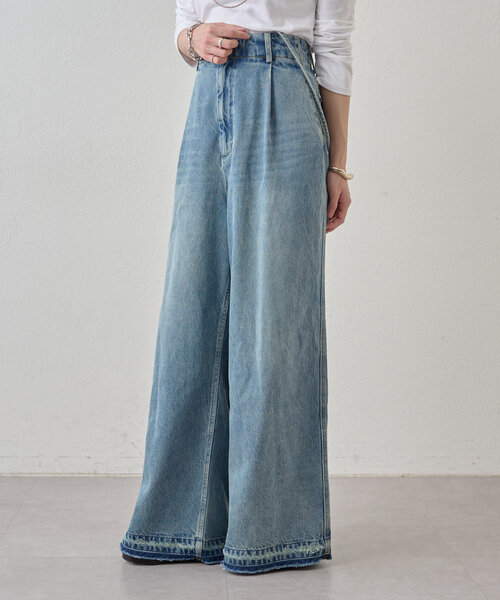 Omekashi（オメカシ）の「サスツキ2WAYデニム（デニムパンツ・レディース・ブルー・36/38）」の9枚目の写真