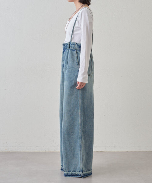 Omekashi（オメカシ）の「サスツキ2WAYデニム（デニムパンツ・レディース・ブルー・36/38）」の19枚目の写真
