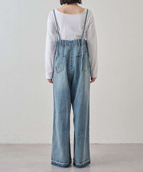 Omekashi（オメカシ）の「サスツキ2WAYデニム（デニムパンツ・レディース・ブルー・36/38）」の20枚目の写真