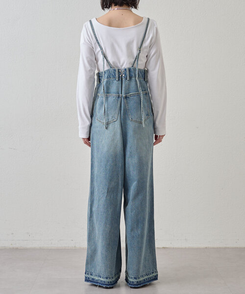 Omekashi（オメカシ）の「サスツキ2WAYデニム（デニムパンツ・レディース・ブルー・36/38）」の21枚目の写真