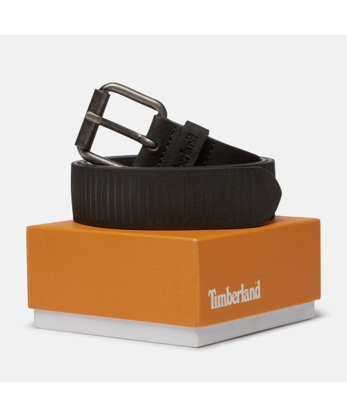 Timberland(ティンバーランド)の「35mm ヌバック ベルト メンズ(ベルト・メンズ・ブラック・MEDIUM/X-LARGE/LARGE)」の4枚目の写真