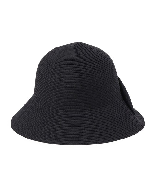 grove（グローブ）の「ウォッシャブルスリットリボンハット【手洗い可・UVカット・サイズ調整可】（ハット・レディース・アイボリー/ブラック/ライトベージュ/ベージュ・00）」の2枚目の写真