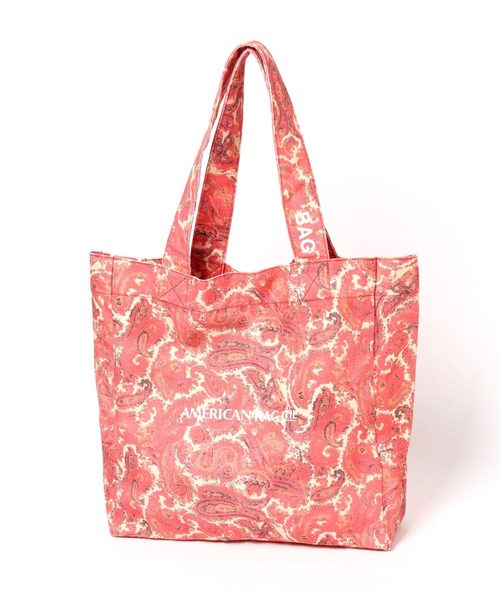 AMERICAN RAG CIE（アメリカンラグシー）の「【AMERICAN RAG CIE】ペイズリートート（トートバッグ・レディース・ブラック/レッド・FREE）」の3枚目の写真