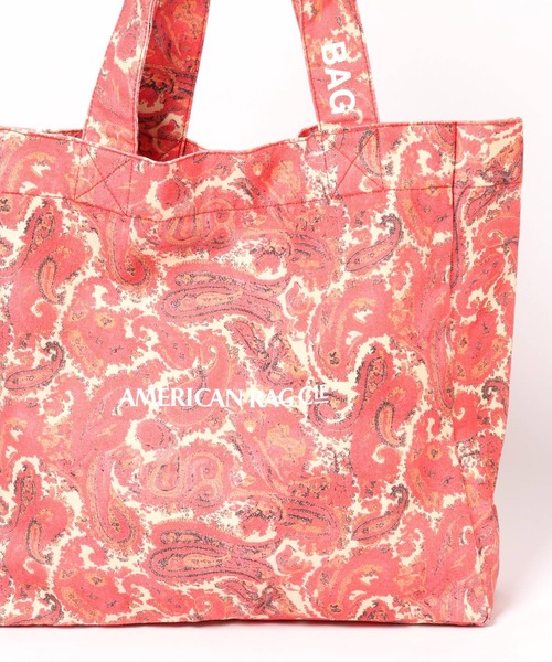 AMERICAN RAG CIE（アメリカンラグシー）の「【AMERICAN RAG CIE】ペイズリートート（トートバッグ・レディース・ブラック/レッド・FREE）」の8枚目の写真
