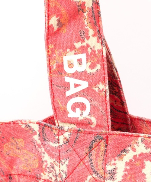 AMERICAN RAG CIE（アメリカンラグシー）の「【AMERICAN RAG CIE】ペイズリートート（トートバッグ・レディース・ブラック/レッド・FREE）」の9枚目の写真