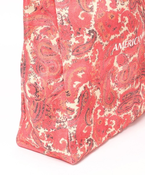 AMERICAN RAG CIE（アメリカンラグシー）の「【AMERICAN RAG CIE】ペイズリートート（トートバッグ・レディース・ブラック/レッド・FREE）」の12枚目の写真