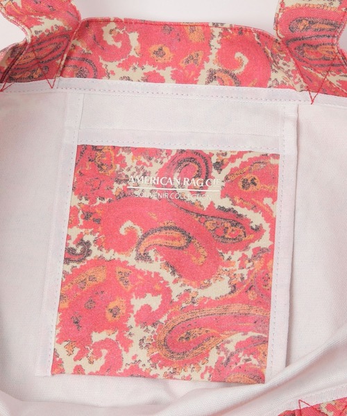 AMERICAN RAG CIE（アメリカンラグシー）の「【AMERICAN RAG CIE】ペイズリートート（トートバッグ・レディース・ブラック/レッド・FREE）」の19枚目の写真