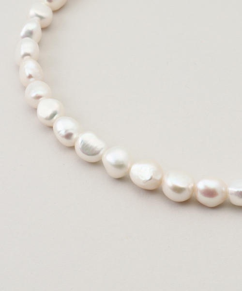 専用美品＜Rieuk（リューク）＞White Keshi Pearl ネックレス Rieuk/リューク pearl necklace NC ネックレス NC-52-P