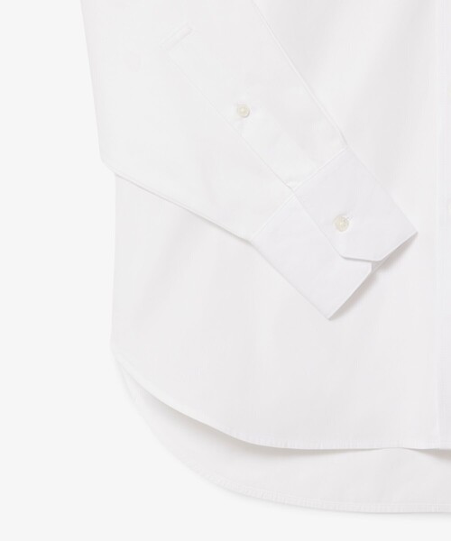 LACOSTE（ラコステ）の「コットンポプリン オーバーサイズストライプシャツ（シャツ/ブラウス・レディース・ホワイト/ピンク・38/36/34）」の7枚目の写真