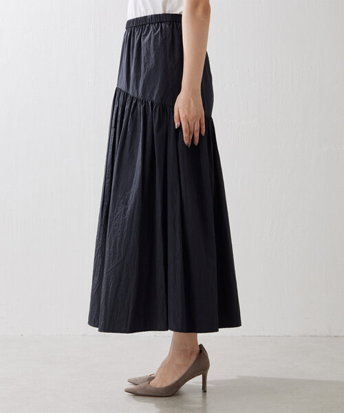 Whim Gazette（ウィムガゼット）の「ヴィンテージタフタスカート（スカート・レディース・ブラック/オフホワイト/ブラウン・FREE）」の17枚目の写真