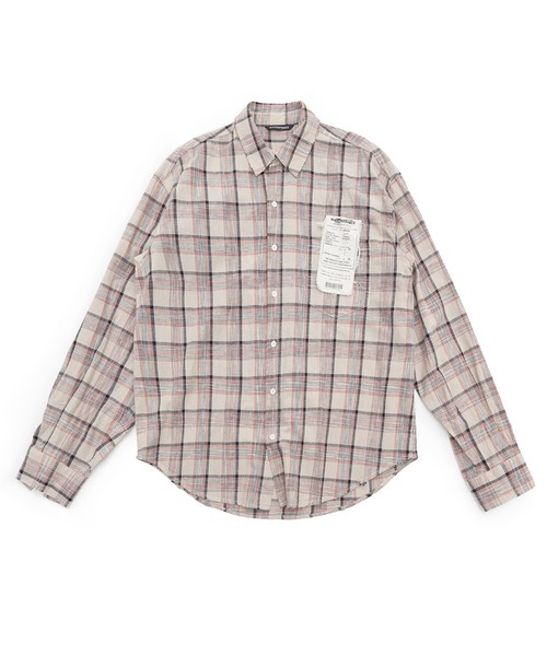 MASONPRINCE(メイソンプリンス)の「オーバーサイズ パッチデザイン レトロチェック柄 シャツ CS2153【MASONPRINCE】(シャツ/ブラウス・メンズ・ブルー系その他/レッド系その他・L/M/S)」の8枚目の写真