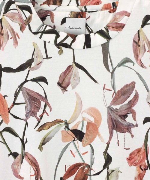 【Paul Smith】フェイデッドリリープリント Tシャツ Paul Smith｜フェイデッドリリープリント Tシャツ | Rakuten