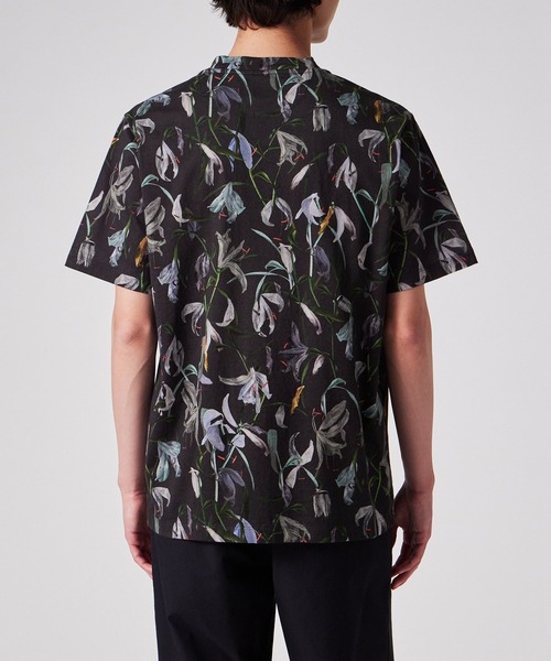 Paul Smith(ポールスミス)の「フェイデッドリリープリント Tシャツ / 153660 919T(Tシャツ/カットソー・メンズ・オフホワイト/ブラック・MEDIUM/LARGE/X-LARGE)」の8枚目の写真
