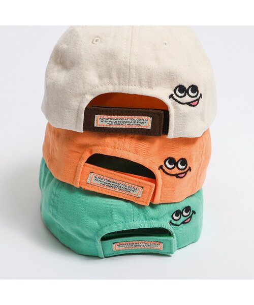 BREEZE（ブリーズ）の「【Bpop】カラフルツイルベビーキャップ（キャップ・キッズ・アイボリー/ミント/オレンジ・46/50）」の20枚目の写真