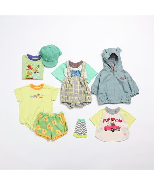 BREEZE（ブリーズ）の「【Bpop】カラフルツイルベビーキャップ（キャップ・キッズ・アイボリー/ミント/オレンジ・46/50）」の18枚目の写真